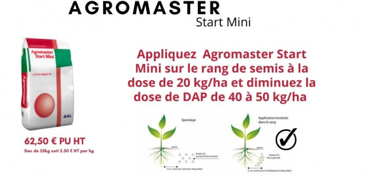 DAP et Agromaster Start Mini: La bonne formule pour vos semis ! 